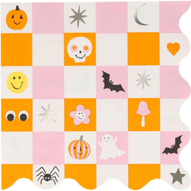 16 Serviettes Groovy Halloween 