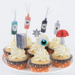 Kit 24 Caissettes et Dco Cupcakes Magique. n1