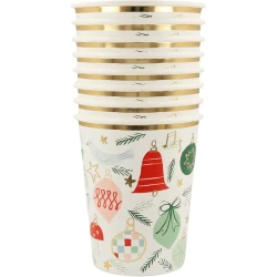 8 Gobelets Sapin de Noël. n°1