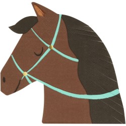 16 Serviettes Equitation. n°2