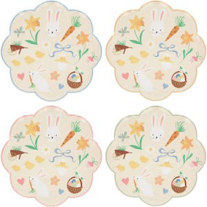 8 Assiettes Happy Easter