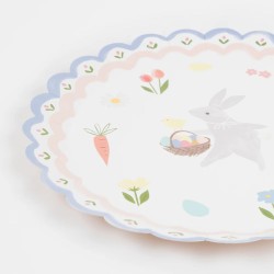 8 Assiettes Lapin de Pques. n1
