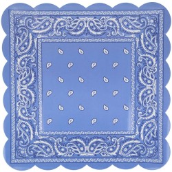 8 Assiettes Western Bandanas. n3