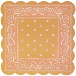 8 Assiettes Western Bandanas. n5