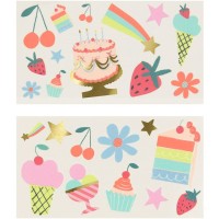 2 Planches de Tatouages Birthday Tattoos