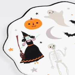 8 Assiettes Halloween. n1