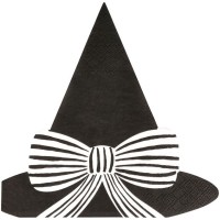 16 Serviettes Chapeau de Sorcire