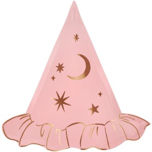 8 Assiettes Chapeau de Sorcire Rose
