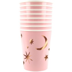 8 Gobelets Sorcire Rose. n1