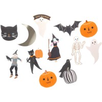 Assortiment de 25 Stickers Halloween