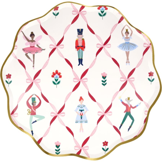 8 Assiettes Ballet Casse-Noisette