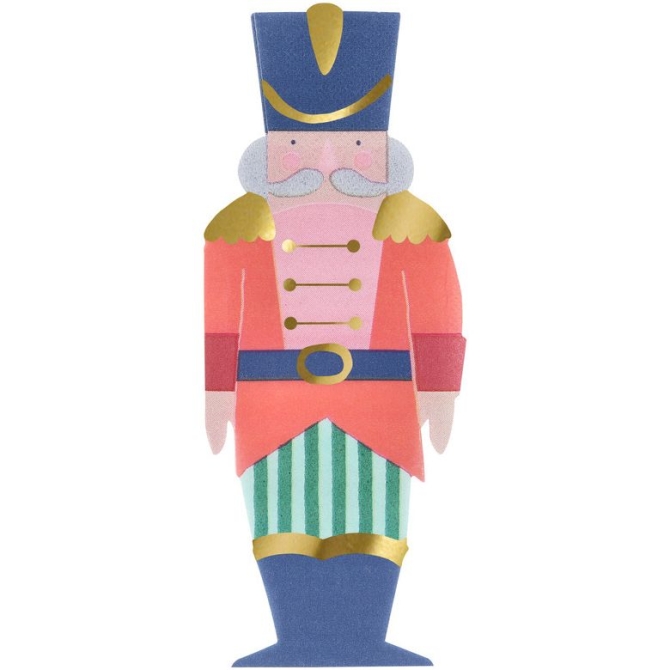 16 Serviettes Soldat Ballet Casse-Noisette