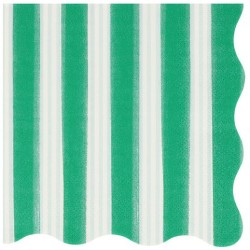 16 Petites Serviettes Festives à Rayures avec Finition Dorée. n°4