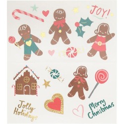 2 Planches de Tatouages – Pain d Épices. n°1