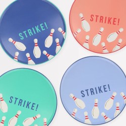 8 Assiettes Bowling. n�1