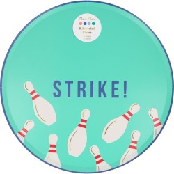8 Assiettes Bowling. n�6
