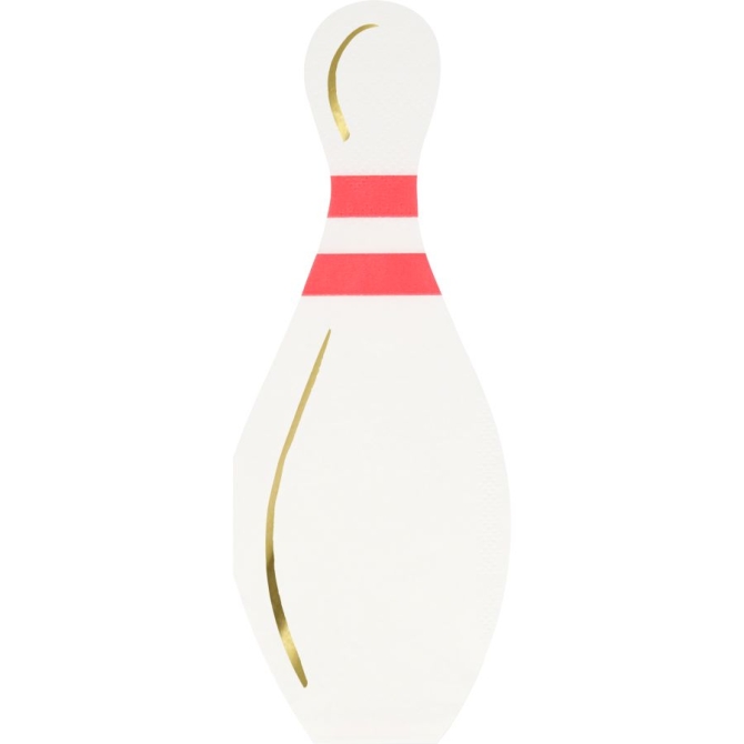 16 Serviettes Bowling