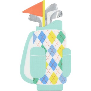 16 Serviettes Argyle Golf