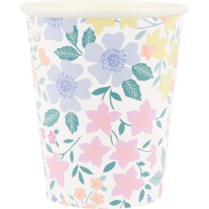 8 Gobelets  Cottage Garden