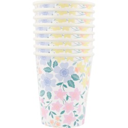 8 Gobelets  Cottage Garden. n�2