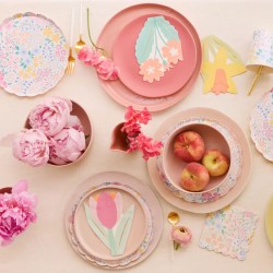 8 Gobelets  Cottage Garden. n�4