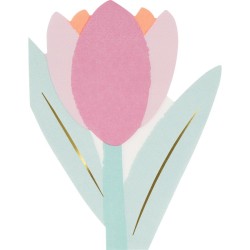 16 Serviettes Spring Flower Cottage Garden. n�4