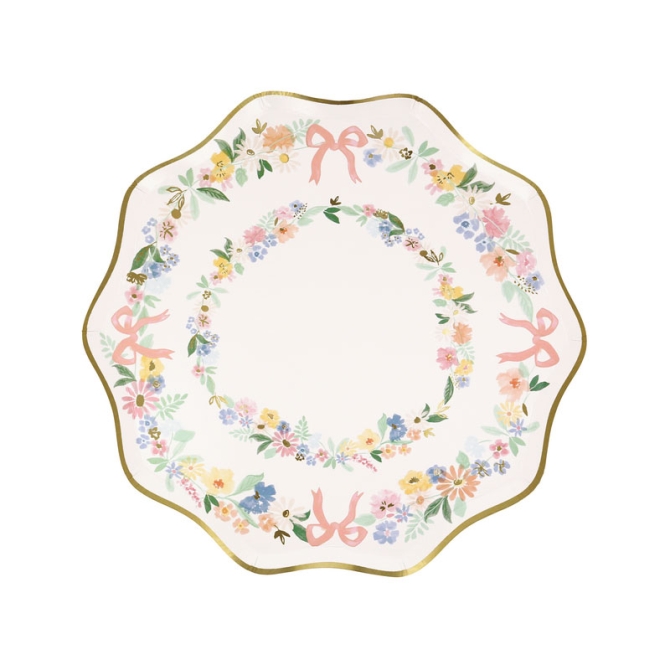 8 Petites Assiettes Floral