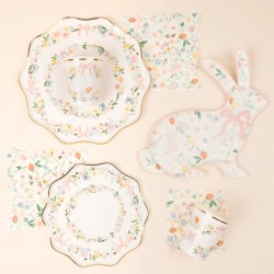 8 Petites Assiettes Floral. n°3