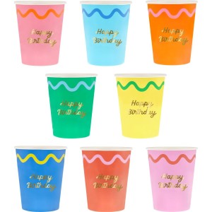 8 Gobelets Wiggle Edge