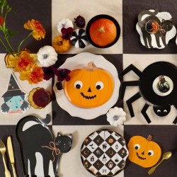8 Assiettes Patchwork Halloween. n°2