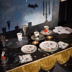 8 Assiettes Patchwork Halloween. n°3