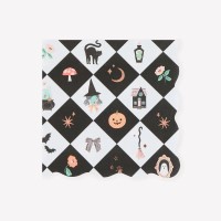 Contient : 1 x 16 Serviettes Patchwork Halloween