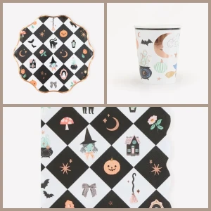 Bo�te � f�te Patchwork Halloween