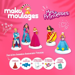 Box Animation Anniversaire Mes Princesses - Mako Moulages
