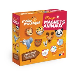Kit Créatif Mon Atelier Magnets Animaux - Mako Moulages. n°4