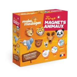 Kit Cratif Mon Atelier Magnets Animaux - Mako Moulages. n4