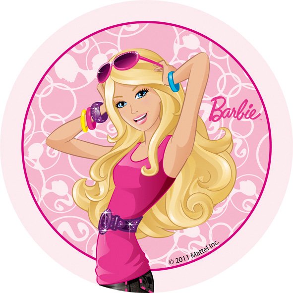 Petit Disque azyme Barbie 