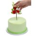 6 Supports pour fleurs à piquer dans gâteaux. n°4