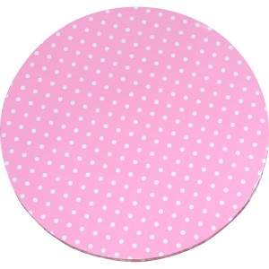 Plateau de prsentation Rose  pois (40 cm)