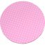 Plateau de prsentation Rose  pois (40 cm)