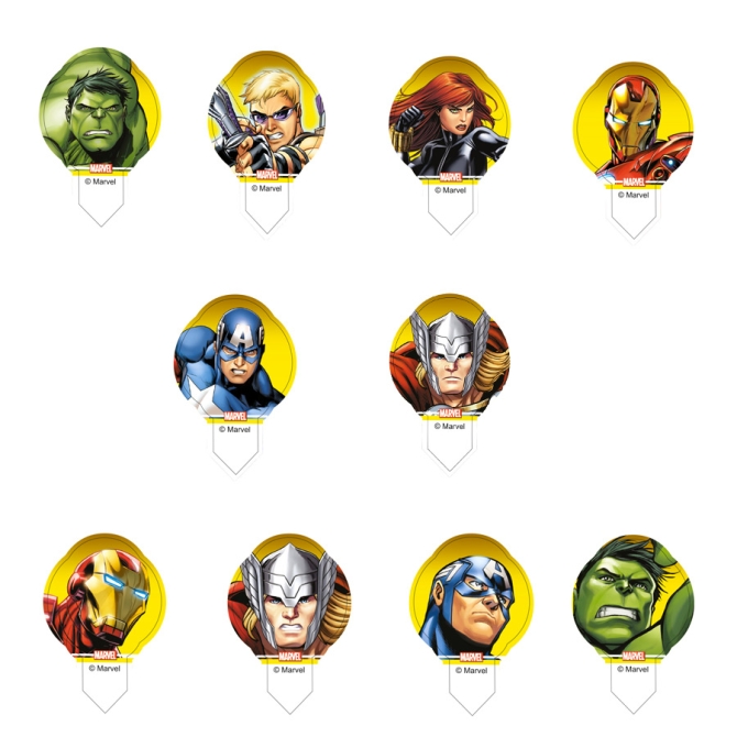 10 Pastilles en azyme Avengers 