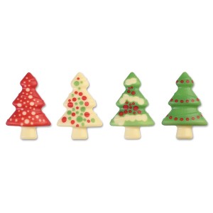 4 Sapins (5.2 cm) - Chocolat Blanc