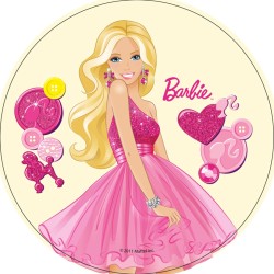 Disque en azyme Barbie Strass. n2