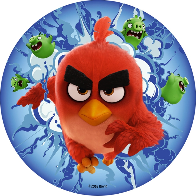 Disque en sucre Angry Birds 