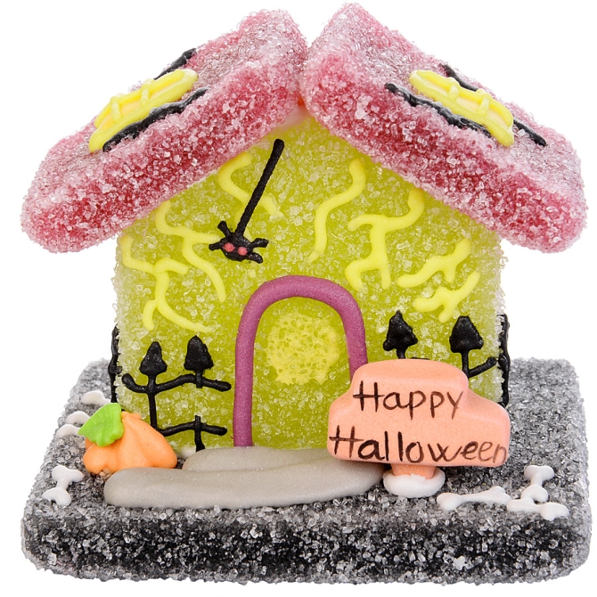 Maisonnette Halloween en sucre glifi 