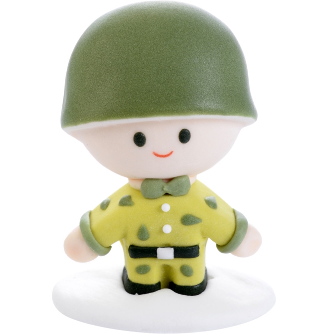 Figurine 3D Militaire (6 cm) - Sucre 