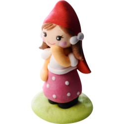 3 Figurines Petit Chaperon Rouge 3D (5, 5 cm) - Sucre. n3