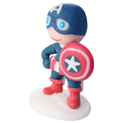 Figurine Captain America (6 cm) - Sucre. n1
