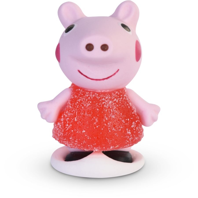 1 Figurine Peppa Pig 3D - Sucre glifi 