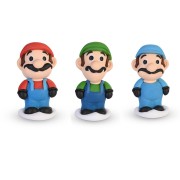 1 Figurine Mario 3D - Sucre Luigi
